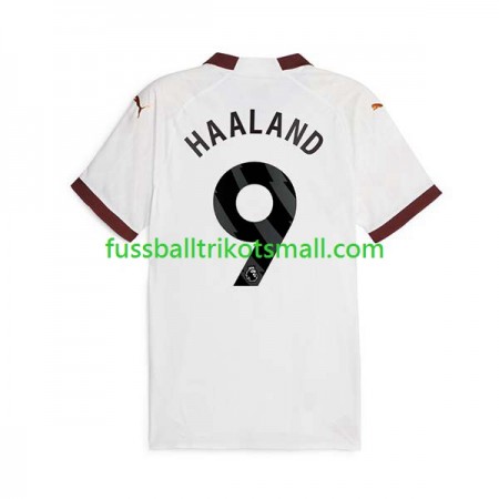 Fußballtrikots Manchester City Erling Haaland 9 2023-2024 Kurzarm Auswärts-trikot kaufen